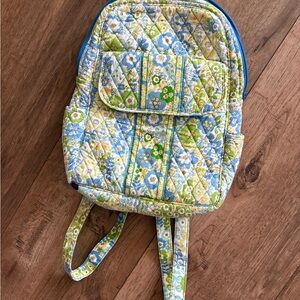 Vera Bradley Blue and Green Floral Quilted Bag